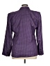 Carlisle 100% Silk Houndstooth Purple Silk Blazer Size 14 - photo 2