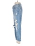 Topshop 100% Cotton Graphic Blue Jeans Size 25 waist - photo 5