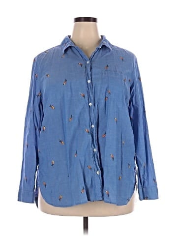 Old Navy Long Sleeve Button-Down Shirt (view 1)