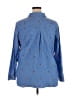 Old Navy 100% Cotton Blue Long Sleeve Button-Down Shirt Size XXL - photo 2