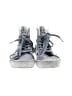 Vans 100% Leather Silver Sneakers Size 12 (kids) - photo 2