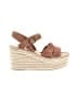 Soludos 100% Leather Tan Wedges Size 6 - photo 1