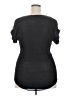 Spin Black Short Sleeve Top Size 18 (estimated) - photo 2