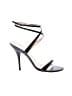 Casadei 100% Leather Black Sandals Size 6 1/2 - photo 1