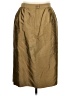 Carlisle 100% Silk Solid Tan Silk Skirt Size 14 - photo 2