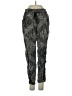 Hei Hei 100% Rayon Print Black Casual Pants Size XS - photo 1