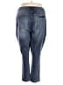 Ellos Chevron-herringbone Blue Jeans Size 28 waist - photo 2