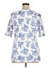 Croft & Barrow Blue Short Sleeve Blouse Size XL - photo 2