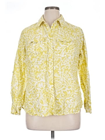 Charter Club Long Sleeve Button-Down Shirt (view 1)