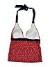Boden 100% Elastane Polka Dots Red Swimsuit Top Size 12 - photo 2