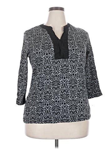 Croft & Barrow 3/4 Sleeve Blouse (view 1)