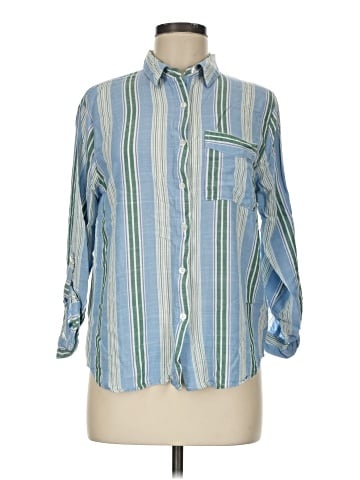 Jane and Delancey Long Sleeve Button-Down Shirt (view 1)