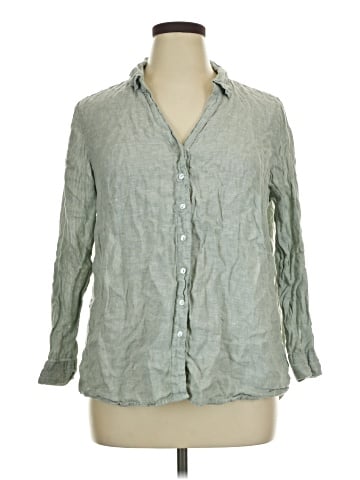 Tahari 3/4 Sleeve Button-Down Shirt (view 1)