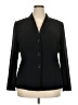 Le Suit 100% Polyester Black Blazer Size 18 - photo 1