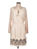 Espresso Ivory Tan Casual Dress Size L - photo 1
