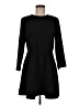 H&M Solid Black Casual Dress Size M - photo 1