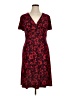 Chaps Paisley Red Casual Dress Size XL - photo 1