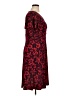 Chaps Paisley Red Casual Dress Size XL - photo 4