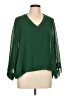 Zara Green 3/4 Sleeve Blouse Size L - photo 1