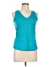lucy Teal Sleeveless Top Size L - photo 1