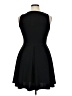 White Mark Solid Black Cocktail Dress Size XL - photo 2