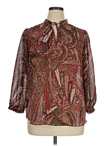 Chaps Long Sleeve Blouse (view 1)
