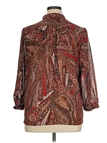 Chaps Long Sleeve Blouse (view 2)