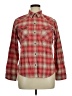 Chaps Plaid Red Long Sleeve Button-Down Shirt Size XL - photo 1