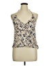 Veronica M. Tan Gold Sleeveless Blouse Size XL - photo 1