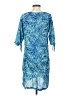 Blue Ginger 100% Rayon Paisley Blue Casual Dress Size S - photo 2