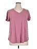 Cupio Pink Short Sleeve Top Size 1X - photo 1