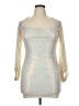 Speechless Metallic Silver Cocktail Dress Size XL - photo 1