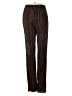 Haute 100% Polyester Stripes Brown Casual Pants Size 2 - photo 1