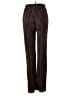 Haute 100% Polyester Stripes Brown Casual Pants Size 2 - photo 2
