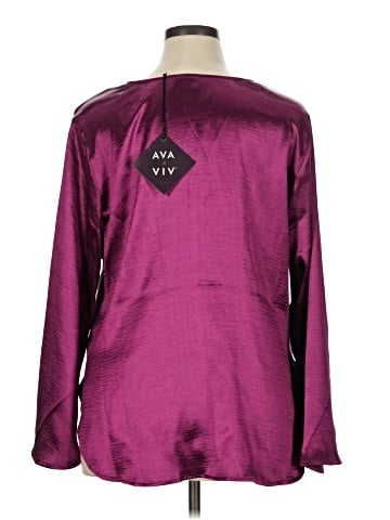Ava & Viv Long Sleeve Blouse (view 2)