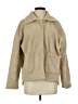 Miami 100% Polyester Tan Faux Fur Jacket Size S - photo 1