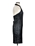 Bebe 100% Polyester Metallic Black Cocktail Dress Size 8 - photo 4
