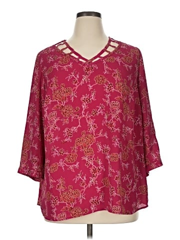 41Hawthorn 3/4 Sleeve Blouse (view 1)