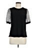 CeCe Black Short Sleeve Top Size M - photo 1