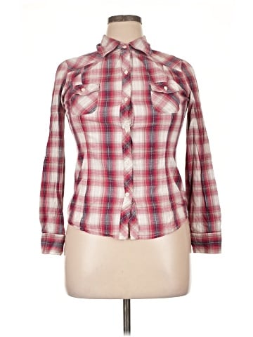 Mudd Long Sleeve Blouse (view 1)