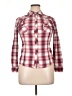 Mudd 100% Cotton Plaid Pink Long Sleeve Blouse Size XL - photo 1