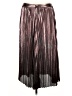 Trouve Metallic Silver Formal Skirt Size L - photo 2