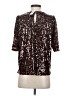Ann Taylor LOFT Brown 3/4 Sleeve Blouse Size S - photo 2