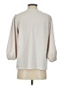 Ann Taylor Solid Ivory 3/4 Sleeve T-Shirt Size S - photo 2