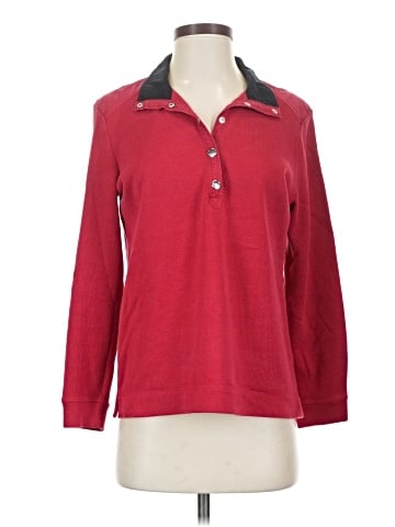 Karen Scott Sport Long Sleeve Polo (view 1)