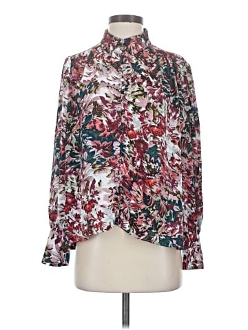 Rose + Olive Long Sleeve Blouse (view 1)