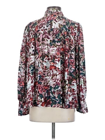 Rose + Olive Long Sleeve Blouse (view 2)