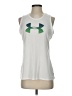Under Armour White Sleeveless T-Shirt Size S - photo 1