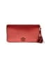 Tory Burch 100% Leather Red Leather Wallet One size - photo 1