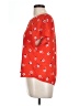 Banana Republic 100% Polyester Red Short Sleeve Blouse Size Lg Petite - photo 5